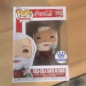 NIB Funko Pop coke santa in chair